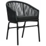 Garten-Essgruppe 9-teilig schwarz von , Gartensets - Ref: Foro24-3099244, Preis: 1,00 €, Rabatt: %