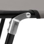 Tumbona plegable acero gris de vidaXL, Tumbonas - Ref: Foro24-47757, Precio: 73,45 €, Descuento: %