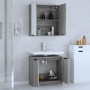 Set de muebles de baño 2 pzas madera de ingeniería gris sonoma de , Muebles de baño - Ref: Foro24-3115866, Precio: 115,56 €, ...