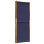Biombo divisor de 3 paneles azul oscuro 210x180 cm de , Divisores de ambientes - Ref: Foro24-4003359, Precio: 98,95 €, Descue...
