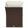 Sofá de jardín con cojines 2 plazas ratán sintético marrón by , Outdoor sofas - Ref: Foro24-366217, Price: 168,26 €, Discount: %