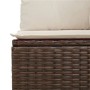 Sofá de jardín con cojines 2 plazas ratán sintético marrón by , Outdoor sofas - Ref: Foro24-366217, Price: 171,36 €, Discount: %