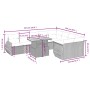 Set de sofás de jardín 10 pzas cojines ratán sintético negro by , Garden sets - Ref: Foro24-3272350, Price: 670,01 €, Discoun...