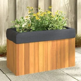 Massive Blumenkasten aus Akazienholz 59x27,5x35 cm von , Töpfe und Pflanzgefäße - Ref: Foro24-366505, Preis: 65,95 €, Rabatt: %