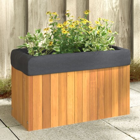 Massive Blumenkasten aus Akazienholz 59x27,5x35 cm von , Töpfe und Pflanzgefäße - Ref: Foro24-366505, Preis: 73,18 €, Rabatt: %