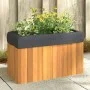 Jardinera de madera maciza de acacia 59x27,5x35 cm de , Maceteros y jardineras - Ref: Foro24-366505, Precio: 71,74 €, Descuen...