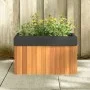 Massive Blumenkasten aus Akazienholz 59x27,5x35 cm von , Töpfe und Pflanzgefäße - Ref: Foro24-366505, Preis: 73,37 €, Rabatt: %