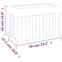 Jardinera de madera maciza de acacia 59x27,5x35 cm de , Maceteros y jardineras - Ref: Foro24-366505, Precio: 71,74 €, Descuen...