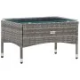Set de muebles de jardín 4 pzas y cojines ratán sintético gris de vidaXL, Conjuntos de jardín - Ref: Foro24-45890, Precio: 24...