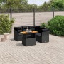 Set de muebles de jardín 5 pzas y cojines ratán sintético negro de , Conjuntos de jardín - Ref: Foro24-3270824, Precio: 420,62 €