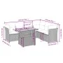 Garten-Essgruppe 7-teilig mit schwarzen Polstern aus synthetischem Rattan. von , Gartensets - Ref: Foro24-3270845, Preis: 489...