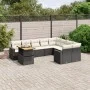 Set de sofás de jardín 10 pzas cojines ratán sintético negro by , Garden sets - Ref: Foro24-3271476, Price: 613,41 €, Discoun...