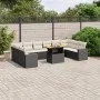 Set de sofás de jardín 11 pzas y cojines ratán sintético negro by , Garden sets - Ref: Foro24-3271483, Price: 678,71 €, Disco...