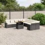 Set de sofás de jardín 11 pzas y cojines ratán sintético negro de , Conjuntos de jardín - Ref: Foro24-3271504, Precio: 680,32...