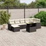 Set de sofás de jardín 8 piezas y cojines ratán sintético negro by , Garden sets - Ref: Foro24-3271420, Price: 493,62 €, Disc...