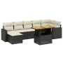 Set de sofás de jardín 8 piezas y cojines ratán sintético negro by , Garden sets - Ref: Foro24-3271420, Price: 493,62 €, Disc...