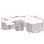 Set de sofás de jardín 10 pzas cojines ratán sintético negro by , Garden sets - Ref: Foro24-3272792, Price: 642,18 €, Discoun...