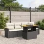 5-piece garden furniture set with black synthetic rattan cushions by , Garden sets - Ref: Foro24-3272953, Price: 324,35 €, Di...