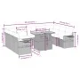 Set de sofás de jardín 10 pzas cojines ratán sintético negro by , Garden sets - Ref: Foro24-3271895, Price: 675,43 €, Discoun...