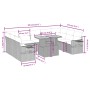 Set de sofás de jardín 10 pzas cojines ratán sintético negro by , Garden sets - Ref: Foro24-3271895, Price: 662,86 €, Discoun...