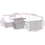 Set de sofás de jardín 8 piezas y cojines ratán sintético negro by , Garden sets - Ref: Foro24-3273884, Price: 568,86 €, Disc...