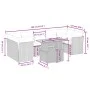 Set de sofás de jardín 8 piezas y cojines ratán sintético negro by , Garden sets - Ref: Foro24-3270699, Price: 534,63 €, Disc...