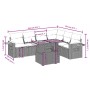 Set de comedor de jardín 7 pzas y cojines ratán sintético negro by , Garden sets - Ref: Foro24-3273534, Price: 454,98 €, Disc...