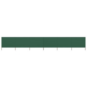 Paravientos de playa de 6 paneles tela verde 800x160 cm de vidaXL, Sombrillas - Ref: Foro24-47181, Precio: 101,05 €, Descuent...