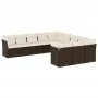 Set de sofás de jardín 11 pzas cojines ratán sintético marrón by , Garden sets - Ref: Foro24-3250252, Price: 696,81 €, Discou...