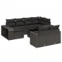 Set de sofás de jardín 11 pzas y cojines ratán sintético negro by , Garden sets - Ref: Foro24-3228905, Price: 625,07 €, Disco...