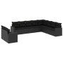 Set de sofás de jardín 10 pzas cojines ratán sintético negro by , Garden sets - Ref: Foro24-3219155, Price: 644,94 €, Discoun...