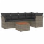 Gartenmöbel-Set, 6-teilig, mit grauen Polstern aus synthetischem Rattan. von , Gartensets - Ref: Foro24-3255962, Preis: 359,5...