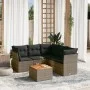Set de muebles de jardín 6 pzas y cojines ratán sintético gris de , Conjuntos de jardín - Ref: Foro24-3255969, Precio: 359,53...
