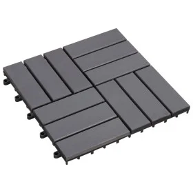 Terrace tiles 10 units acacia wood washed gray 30x30 cm by vidaXL, Floors and carpets - Ref: Foro24-46587, Price: 58,06 €, Di...