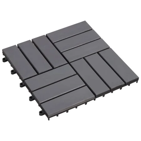 Terrace tiles 10 units acacia wood washed gray 30x30 cm by vidaXL, Floors and carpets - Ref: Foro24-46587, Price: 59,17 €, Di...