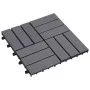 Terrace tiles 10 units acacia wood washed gray 30x30 cm by vidaXL, Floors and carpets - Ref: Foro24-46587, Price: 59,17 €, Di...