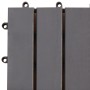 Terrassenfliesen 10 Stück gewaschenes graues Akazienholz 30x30 cm von vidaXL, Böden und Teppiche - Ref: Foro24-46587, Preis: ...
