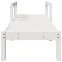 Massive Pinienholz-Liege in Weiß 199,5x62x55 cm von , Liegen - Ref: Foro24-832539, Preis: 100,74 €, Rabatt: %