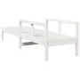 Massive Pinienholz-Liege in Weiß 199,5x62x55 cm von , Liegen - Ref: Foro24-832539, Preis: 100,74 €, Rabatt: %