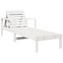 Massive Pinienholz-Liege in Weiß 199,5x62x55 cm von , Liegen - Ref: Foro24-832539, Preis: 100,74 €, Rabatt: %