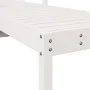 Massive Pinienholz-Liege in Weiß 199,5x62x55 cm von , Liegen - Ref: Foro24-832539, Preis: 100,74 €, Rabatt: %