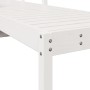 Massive Pinienholz-Liege in Weiß 199,5x62x55 cm von , Liegen - Ref: Foro24-832539, Preis: 101,70 €, Rabatt: %