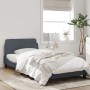 Bettgestell mit dunkelgrauem Samtkopfteil 100x200 cm von , Betten und Lattenroste - Ref: Foro24-373133, Preis: 118,30 €, Raba...