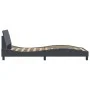Bed frame with dark gray velvet headboard 100x200 cm by , Beds and slatted bases - Ref: Foro24-373133, Price: 116,84 €, Disco...