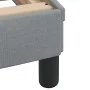 Estructura de cama con cabecero de tela gris claro 100x200 cm de , Camas y somieres - Ref: Foro24-373125, Precio: 103,48 €, D...