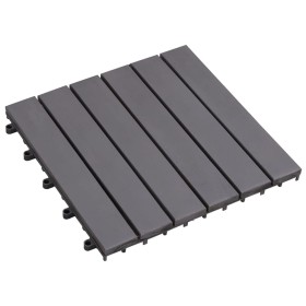 Terrace tiles 10 pcs washed gray acacia wood 30x30 cm by vidaXL, Floors and carpets - Ref: Foro24-46586, Price: 57,18 €, Disc...