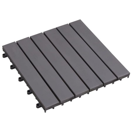 Terrace tiles 10 pcs washed gray acacia wood 30x30 cm by vidaXL, Floors and carpets - Ref: Foro24-46586, Price: 57,18 €, Disc...