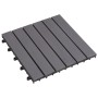 Terrace tiles 10 pcs washed gray acacia wood 30x30 cm by vidaXL, Floors and carpets - Ref: Foro24-46586, Price: 57,18 €, Disc...