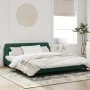 Estructura cama con cabecero terciopelo verde oscuro 180x200 cm de , Camas y somieres - Ref: Foro24-373235, Precio: 165,69 €,...