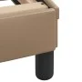 Bed frame with synthetic leather headboard in cappuccino color 180x200cm by , Beds and slatted bases - Ref: Foro24-373242, Pr...